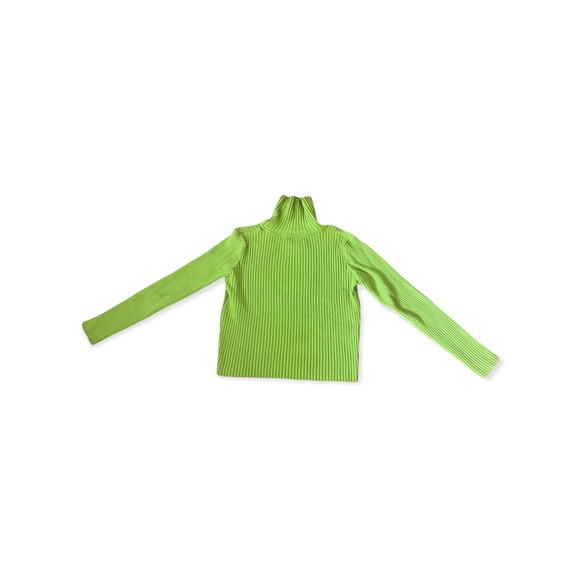 Vintage lime green turtleneck - Picture 2 of 3